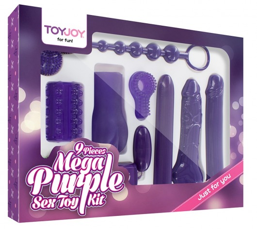 Эротический набор Toy Joy Mega Purple - Toy Joy - купить с доставкой в Астрахани