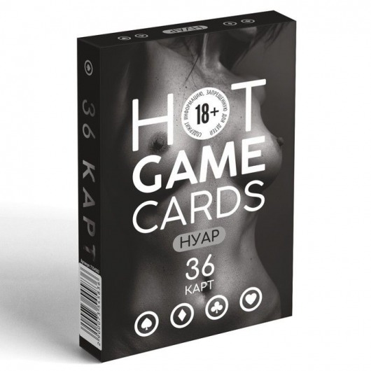 Игральные карты HOT GAME CARDS НУАР - 36 шт. - Сима-Ленд - купить с доставкой в Астрахани