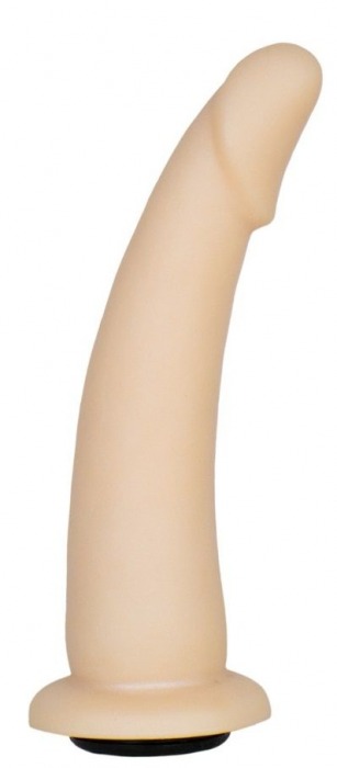 Телесная гладкая насадка-фаллоимитатор Harness - 17 см. - LOVETOY (А-Полимер) - купить с доставкой в Астрахани
