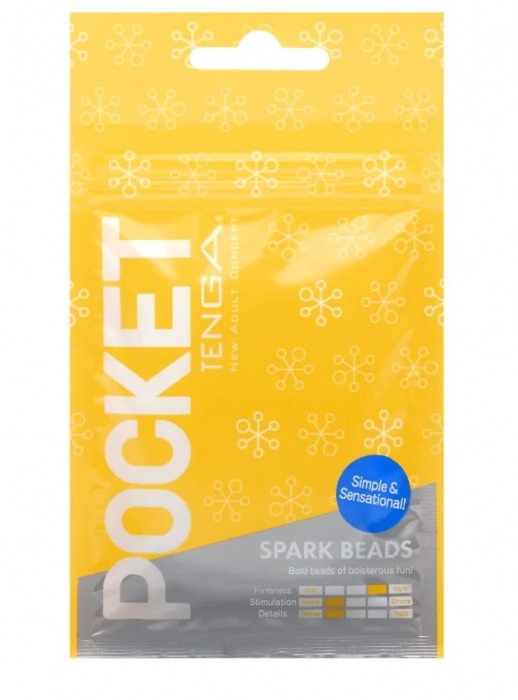 Карманный мастурбатор Spark Beads - Tenga - в Астрахани купить с доставкой
