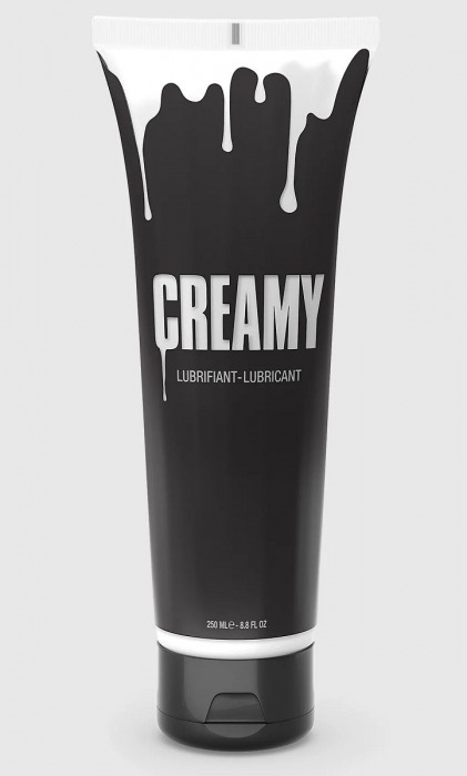 Смазка на водной основе Creamy с консистенцией спермы - 250 мл. - Strap-on-me - купить с доставкой в Астрахани