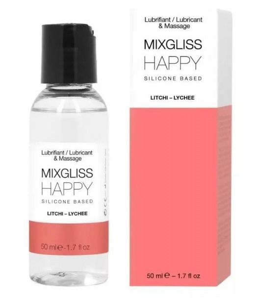 Смазка на силиконовой основе Mixgliss Happy - 50 мл. - Mixgliss - купить с доставкой в Астрахани