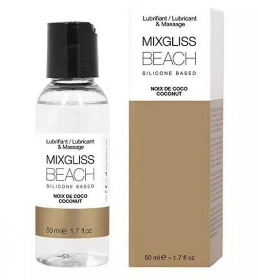 Смазка на силиконовой основе Mixgliss Beach - 50 мл. - Mixgliss - купить с доставкой в Астрахани