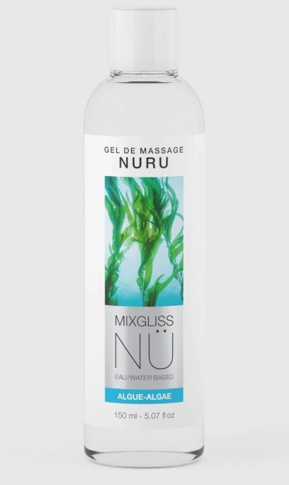 Массажный гель на водной основе Mixgliss NU Algae - 150 мл. - Strap-on-me - купить с доставкой в Астрахани
