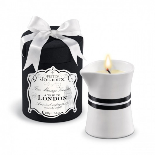 Массажное масло в виде большой свечи Petits Joujoux London с ароматом ревеня, амбры и чёрной смородины - MyStim - купить с доставкой в Астрахани