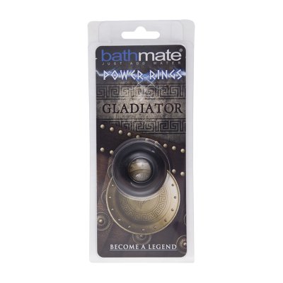 Чёрное эрекционное кольцо Gladiator - Bathmate - в Астрахани купить с доставкой