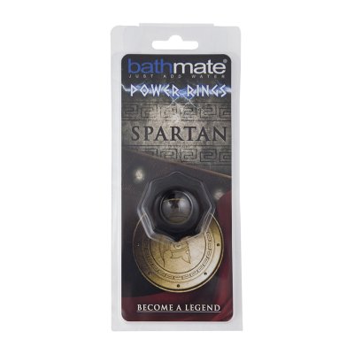 Чёрное эрекционное кольцо Spartan - Bathmate - в Астрахани купить с доставкой