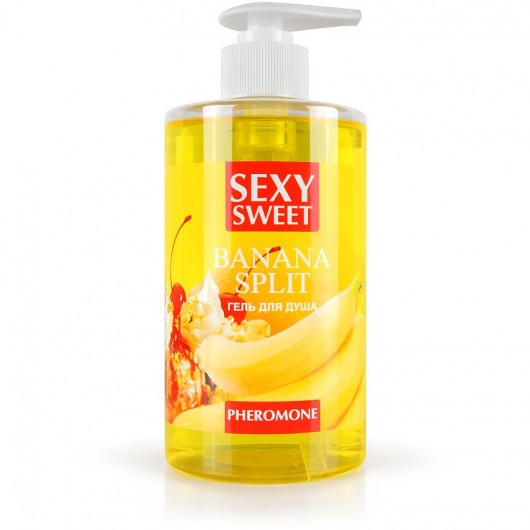 Гель для душа Sexy Sweet Banana Split с ароматом банана и феромонами - 430 мл. -  - Магазин феромонов в Астрахани