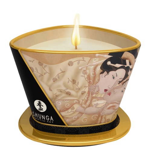 Массажная свеча Vanilla Fetish с ароматом ванили - 170 мл. - Shunga - купить с доставкой в Астрахани