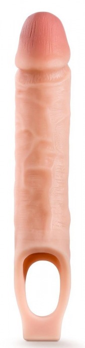 Телесная насадка на пенис 10 Inch Cock Sheath Extender - 25 см. - Blush Novelties - в Астрахани купить с доставкой