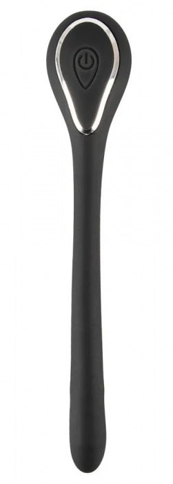 Черный гибкий уретральный стимулятор с вибрацией Vibrating Bendable Dilator - 13,5 см. - Orion - купить с доставкой в Астрахани