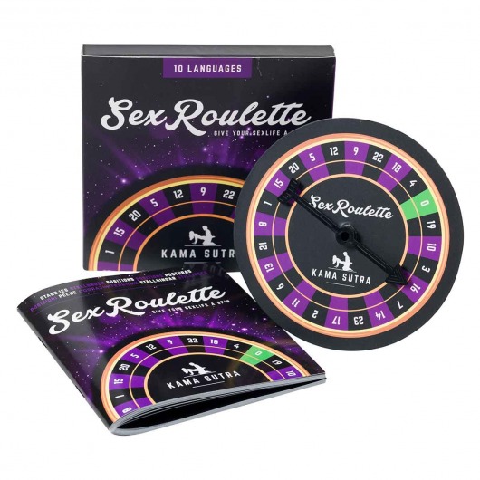 Настольная игра-рулетка Sex Roulette Kamasutra - Tease&Please - купить с доставкой в Астрахани