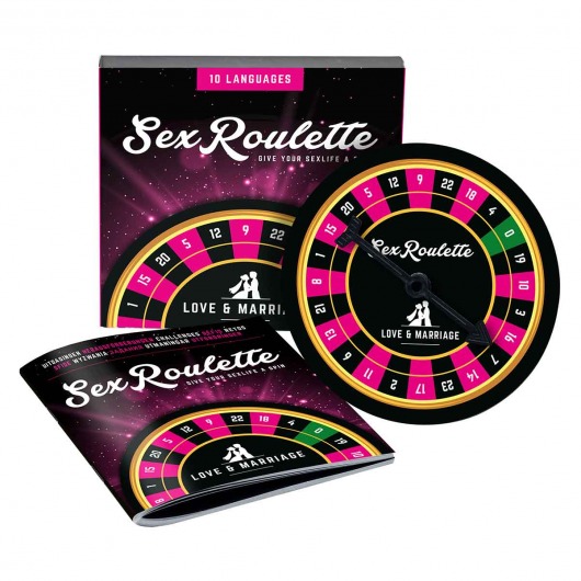 Настольная игра-рулетка Sex Roulette Love   Marriage - Tease&Please - купить с доставкой в Астрахани