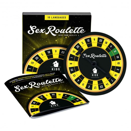 Настольная игра-рулетка Sex Roulette Kiss - Tease&Please - купить с доставкой в Астрахани