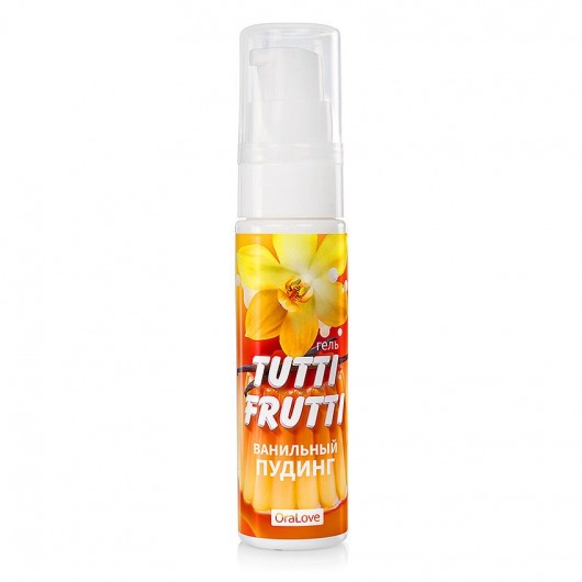 Интимный гель на водной основе Tutti-Frutti  Ванильный пудинг  - 30 гр. - Биоритм - купить с доставкой в Астрахани