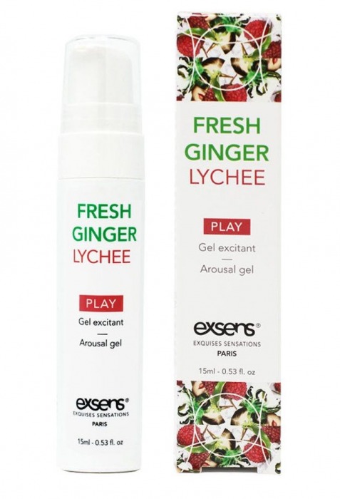 Возбуждающий гель Fresh Ginger Lychee Arousal Gel - 15 мл. - Exsens - купить с доставкой в Астрахани