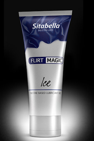 Силиконовая гель-смазка FLIRT MAGIC Ice с лёгким пролонгирующим эффектом - 75 мл. - Sitabella - купить с доставкой в Астрахани