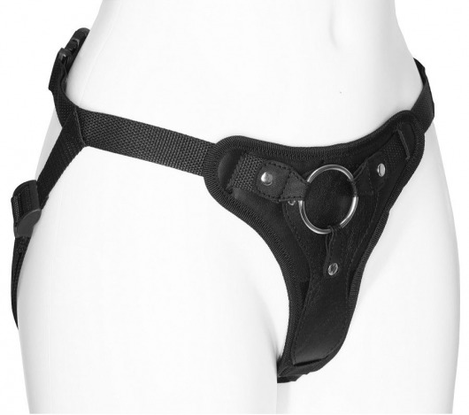 Женские трусики для фиксации насадки кольцом с внутренней насадкой - LOVETOY (А-Полимер) - купить с доставкой в Астрахани