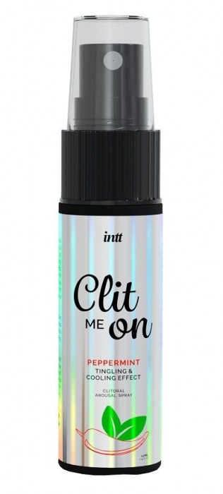 Клиторальный возбуждающий спрей Clit Me On Peppermint - 12 мл. - INTT - купить с доставкой в Астрахани