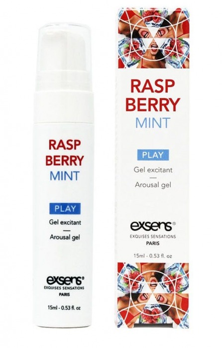 Возбуждающий гель Raspberry Mint с ароматом малины и мяты - 15 мл. - Exsens - купить с доставкой в Астрахани