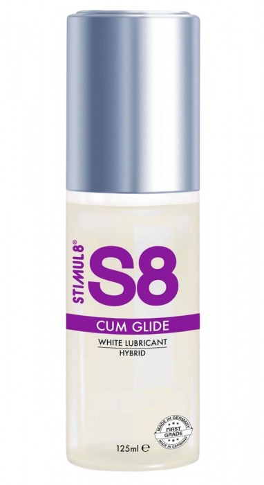 Гибридный лубрикант S8 Hybrid Cum Glide с консистенцией спермы - 125 мл. - Stimul8 - купить с доставкой в Астрахани