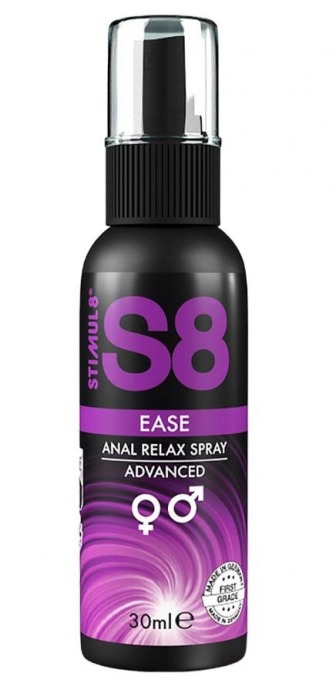 Расслабляющий анальный спрей S8 Ease Anal Relax Spray - 30 мл. - Stimul8 - купить с доставкой в Астрахани