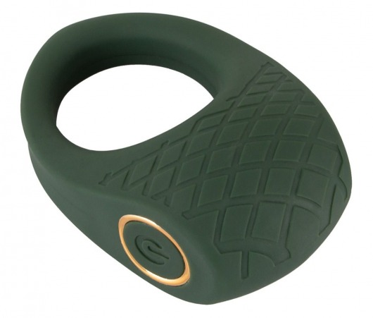 Зеленое эрекционное виброкольцо Luxurious Vibro Cock Ring - Orion - в Астрахани купить с доставкой