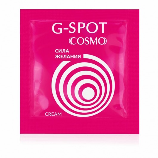 Стимулирующий интимный крем для женщин Cosmo G-spot - 2 гр. - Биоритм - купить с доставкой в Астрахани