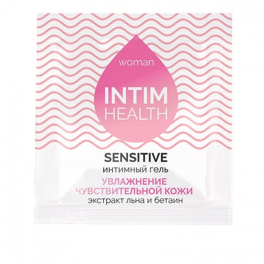 Саше интимного геля на водной основе Intim Health Sensitive - 3 гр. - Биоритм - купить с доставкой в Астрахани