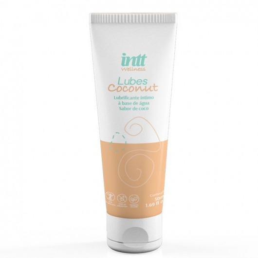 Лубрикант на водной основе Lubes Coconut с ароматом кокоса - 50 гр. - INTT - купить с доставкой в Астрахани