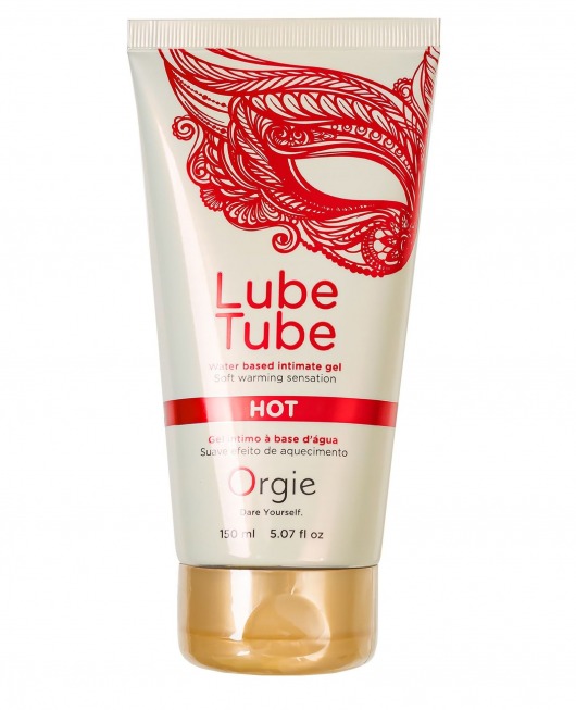 Интимный гель на водной основе Lube Tube Hot с разогревающим эффектом - 150 мл. - ORGIE - купить с доставкой в Астрахани