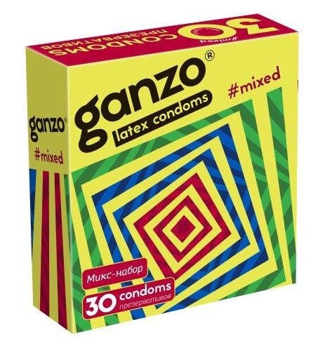 Микс-набор из 30 презервативов Ganzo Mixed - Ganzo - купить с доставкой в Астрахани