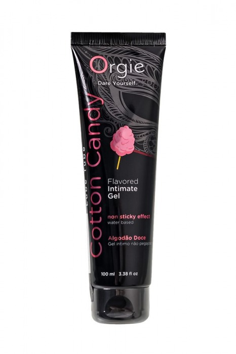 Интимный гель на водной осное Lube Tube Cotton Candy со вкусом сахарной ваты - 100 мл. - ORGIE - купить с доставкой в Астрахани