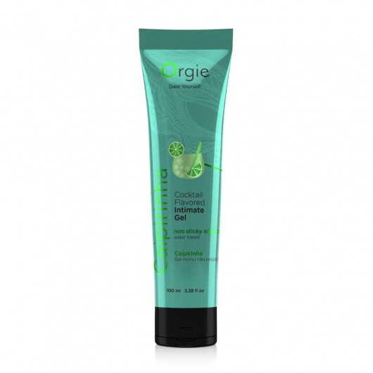 Съедобный интимный гель Orgie Lube Tube Cocktail Caipirinha - 100 мл. - ORGIE - купить с доставкой в Астрахани