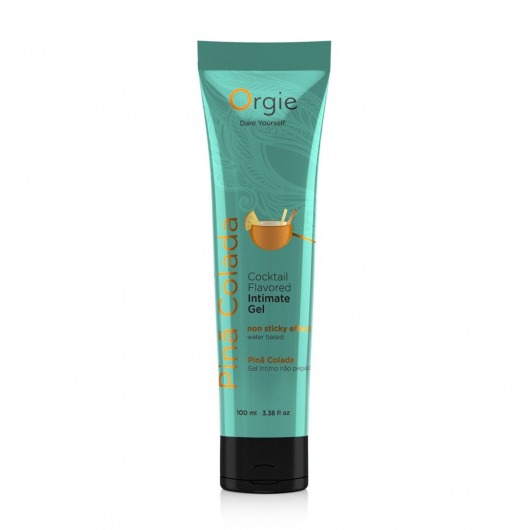 Съедобный интимный гель Orgie Lube Tube Cocktail Pina Colada - 100 мл. - ORGIE - купить с доставкой в Астрахани