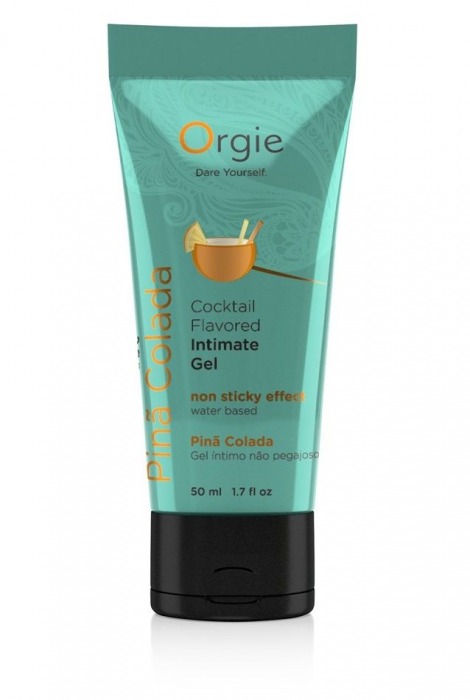 Съедобный интимный гель Orgie Lube Tube Cocktail Pina Colada - 50 мл. - ORGIE - купить с доставкой в Астрахани