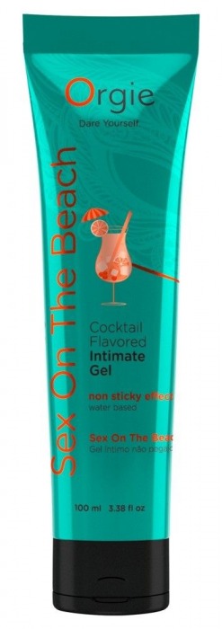 Съедобный интимный гель Orgie Lube Tube Cocktail Sex On The Beach - 100 мл. - ORGIE - купить с доставкой в Астрахани
