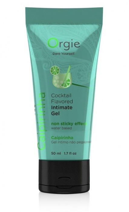 Съедобный интимный гель Orgie Lube Tube Cocktail Caipirinha - 50 мл. - ORGIE - купить с доставкой в Астрахани