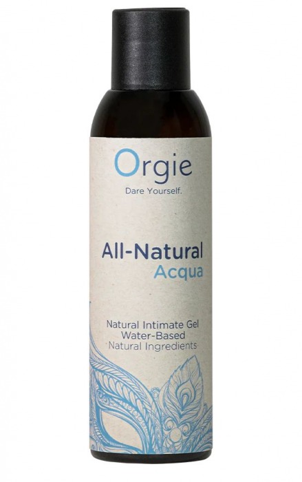 Интимный гель на водной основе Orgie All-Natural Acqua - 150 мл. - ORGIE - купить с доставкой в Астрахани