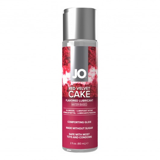 Лубрикант на водной основе JO H2O Red Velvet Cake Flavored Lubricant - 60 мл. - System JO - купить с доставкой в Астрахани