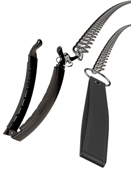Зажим для половых губ с поводком Pussy Clamp With A Leash - Orion - купить с доставкой в Астрахани