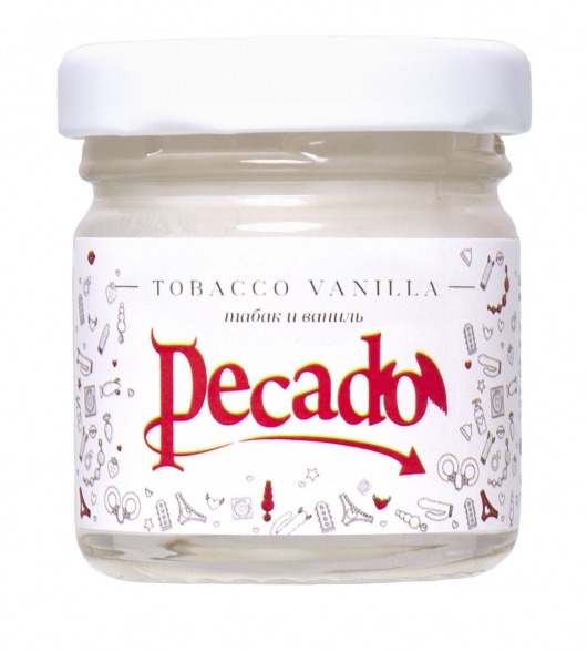 Массажная свеча Tobacco Vanilla - 35 мл. - Pecado - купить с доставкой в Астрахани
