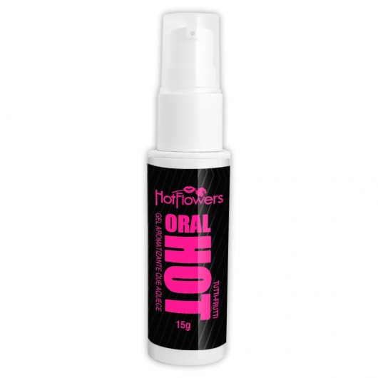 Гель для оральных ласк Oral Hot с согревающим эффектом - 15 гр. - HotFlowers - купить с доставкой в Астрахани