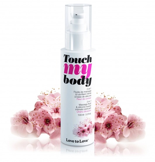 Силиконовый лубрикант 2-в-1 Touch My Body с ароматом вишнёвого цвета - 100 мл. - Love to Love - купить с доставкой в Астрахани