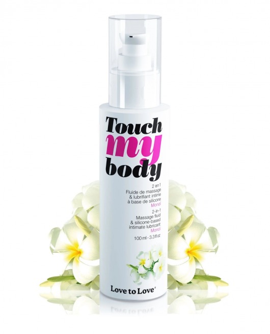 Силиконовый лубрикант 2-в-1 Touch My Body с ароматом моной - 100 мл. - Love to Love - купить с доставкой в Астрахани