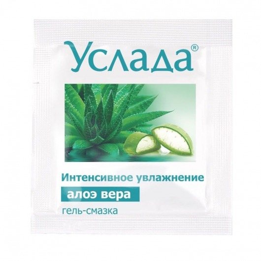 Гель-смазка «Услада с алоэ» - 3 гр. - Биоритм - купить с доставкой в Астрахани
