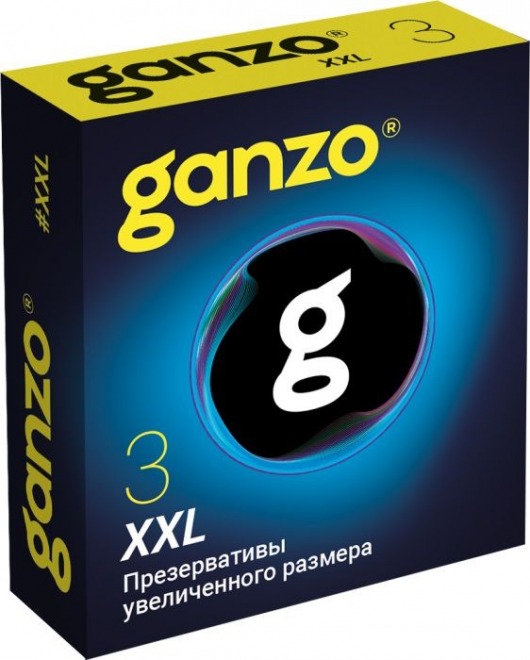 Презервативы увеличенного размера Ganzo XXL - 3 шт. - Ganzo - купить с доставкой в Астрахани