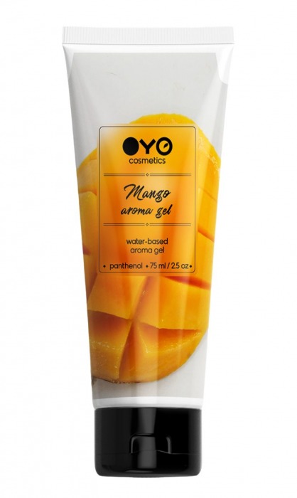 Лубрикант на водной основе OYO Aroma Gel Mango с ароматом манго - 75 мл. - OYO - купить с доставкой в Астрахани