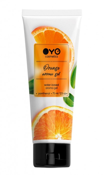 Лубрикант на водной основе OYO Aroma Gel Orange с ароматом апельсина - 75 мл. - OYO - купить с доставкой в Астрахани