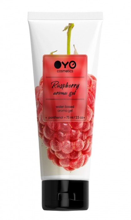Лубрикант на водной основе OYO Aroma Gel Raspberry с ароматом малины - 75 мл. - OYO - купить с доставкой в Астрахани